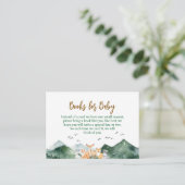 Lass der Adventure Begin Forest Books for Baby Begleitkarte (Stehend Vorderseite)