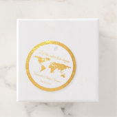 Lass der Adventure Begin Golden Globe Babydusche Geschenkanhänger (Mit Box)