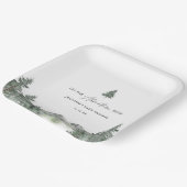 Lass der Adventure Begin Mountain Baby Dusche Pappteller (Gewinkelt)