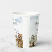 Lass der Adventure Begin Mountain Boy Baby Shower Pappbecher (Rechts)