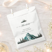 Lass der Adventure Begin Mountain Pine Baby Dusche Geschenktütchen (Ausgeschnitten)