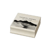 Lass der Adventure Begin Outdoor Mountain Wedding Gummistempel (Stempel)