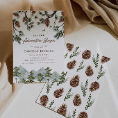 Lass der Adventure Begin Rustic Baby Shower Einladung