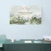 Lass der Adventure Begin Woodland Baby Shower Banner (Messeveranstaltung)