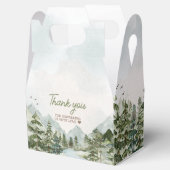 Lass der Adventure Begin Woodland Baby Shower Geschenkschachtel (Geöffnet)