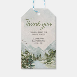 Lass der Adventure Begin Woodland Gefallen Tags Geschenkanhänger