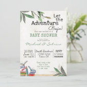 Lass der Baby-Dusche für die Reservierung eines Be Einladung (Stehend Vorderseite)