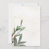 Lass der Baby-Dusche für die Reservierung eines Be Einladung (Rückseite)