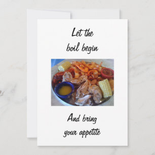 LASS DER BOIL-BEGINN-EINLAGE EINLADUNG