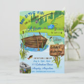 Lass der Einladungskarte für den Geburtstag (Stehend Vorderseite)