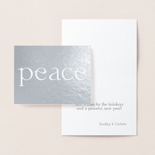 lass der Friedensfolie Folienkarte (Anzeige)