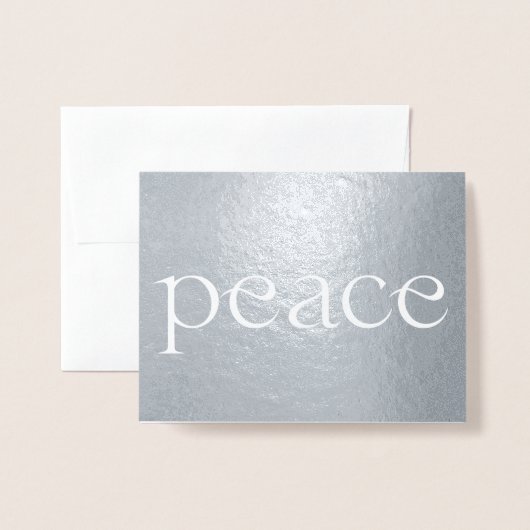 lass der Friedensfolie Folienkarte (Vorderseite mit Umschlag)