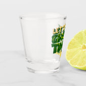 Lass der ghoul times roll Funny Pun Schnapsglas (Links)