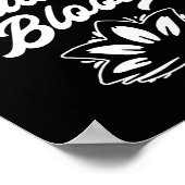 Lass der Gleichheit Bloom Retro Lotus Blume Pride Poster (Ecke)