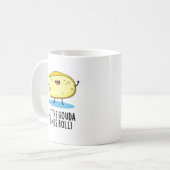 Lass der Gouda Times Roll Funny Cheese Puff Kaffeetasse (Vorderseite Links)