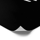 Lass der Gouda Times Roll Funny Cheese Pun Dark BG Poster (Ecke)