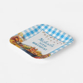 Lass der guten Zeiten kochen Meeresfrüchte Geburts Pappteller (Gewinkelt)