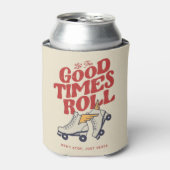 LASS DER GUTEN ZEITEN ROLL 80er RETRO ROLLER SKATE Dosenkühler (Kanne Vorderseite)
