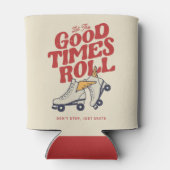 LASS DER GUTEN ZEITEN ROLL 80er RETRO ROLLER SKATE Dosenkühler (Rückseite)