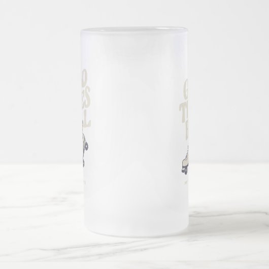 LASS DER GUTEN ZEITEN ROLL 80er RETRO ROLLER SKATE Mattglas Bierglas (Mittel)