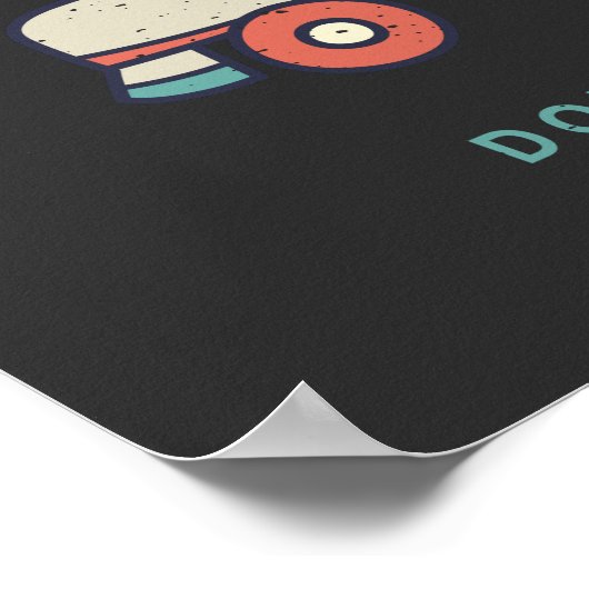 LASS DER GUTEN ZEITEN ROLL 80er RETRO ROLLER SKATE Poster (Ecke)