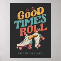 LASS DER GUTEN ZEITEN ROLL 80er RETRO ROLLER SKATE