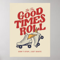 LASS DER GUTEN ZEITEN ROLL 80er RETRO ROLLER SKATE