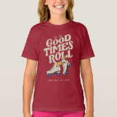 LASS DER GUTEN ZEITEN ROLL 80er RETRO ROLLER SKATE T-Shirt (Vorderseite)