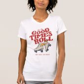 LASS DER GUTEN ZEITEN ROLL 80er RETRO ROLLER SKATE T-Shirt (Vorderseite)