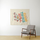 LASS DER GUTEN ZEITEN ROLL 80er RETRO ROLLER SKATE Wandteppich (Beispiel (Horizontal))