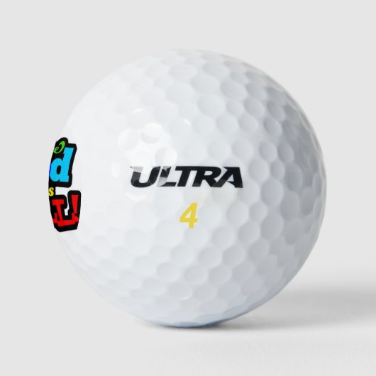 *LASS DER GUTEN ZEITROLL* GOLFBALL (Logo)