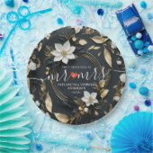 Lass der Hochzeit des Blauen Golfs Pappteller (Party)