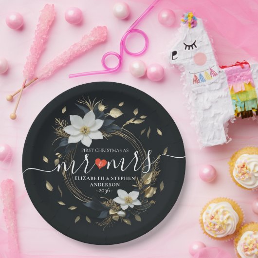 Lass der Hochzeit des Blauen Golfs Pappteller (Party)