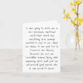 Lass der Karte, die die Leute schreiben. Karte (Gelbe Blume)