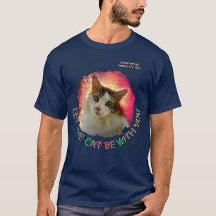 Lass der Katze individuell anpassbar T-Shirt