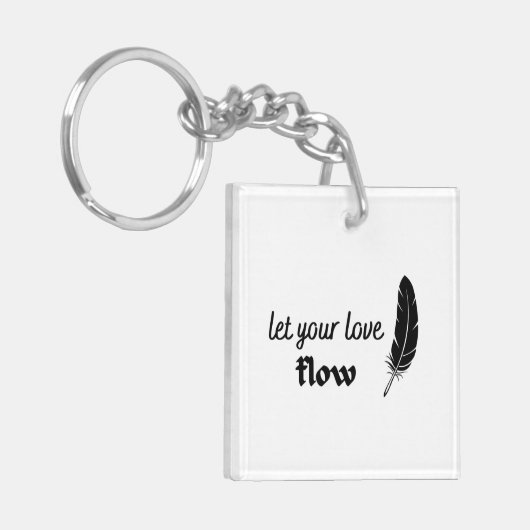 Lass der Liebe Schlüsselanhänger (Vorderseite links)