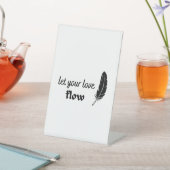 Lass der Liebe Sockelschild (In SItu)