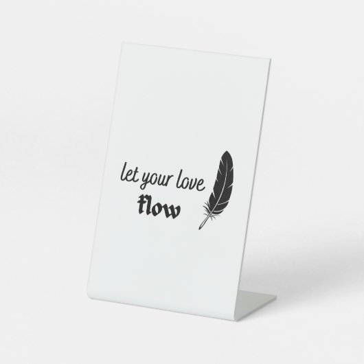 Lass der Liebe Sockelschild (Vorderseite)