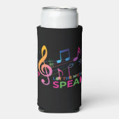 Lass der Musiksprache, Musiknotizen Selters Dosenkühler (Seltzer Vorderseite)