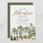 Lass der neutralen Baby-Dusche für den Adventure B Einladung (Vorne/Hinten)