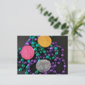 Lass der Rolle der guten Zeiten Einladungspostkarte (Stehend Vorderseite)