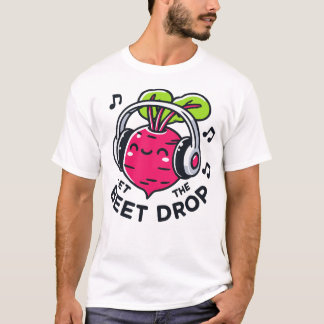 Lass der Rüben-Drop-Musik T-Shirt