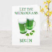 ***LASS DER SCHENANIGANER BEGINNT*** ST. PATRICK'S KARTE (Gelbe Blume)