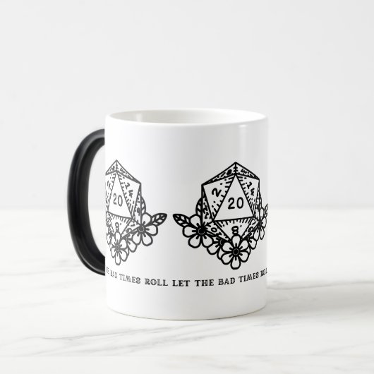 Lass der schlechten Zeiten Verwandlungstasse (Vorderseite Links)