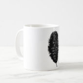 Lass der Schönheitsfeder Kaffeetasse (Vorderseite Links)