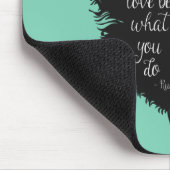 Lass der Schönheitsfeder Mousepad (Ecke)