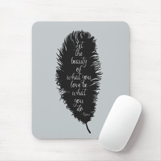 Lass der Schönheitsfeder Mousepad (Mit Mouse)