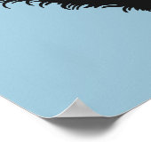 Lass der Schönheitsfeder Poster (Ecke)