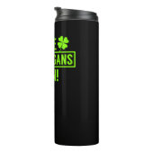 Lass der Shenanigans Begin Funny St Patricks T-Shi Thermosbecher (Nach rechts gedreht)