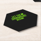 Lass der Shenanigans Begin Funny St Patricks T-Shi Untersetzer (angewinkelt)